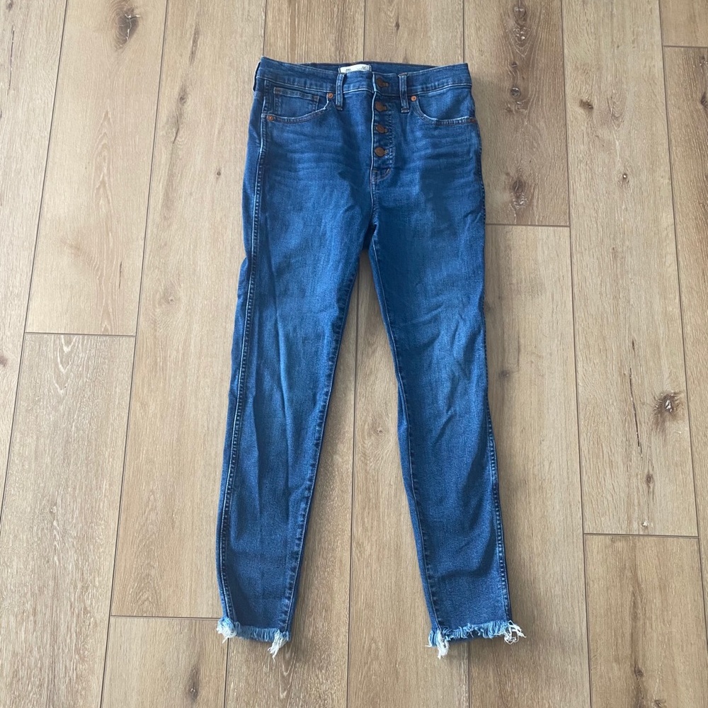 Madewell high rise skinny jeans